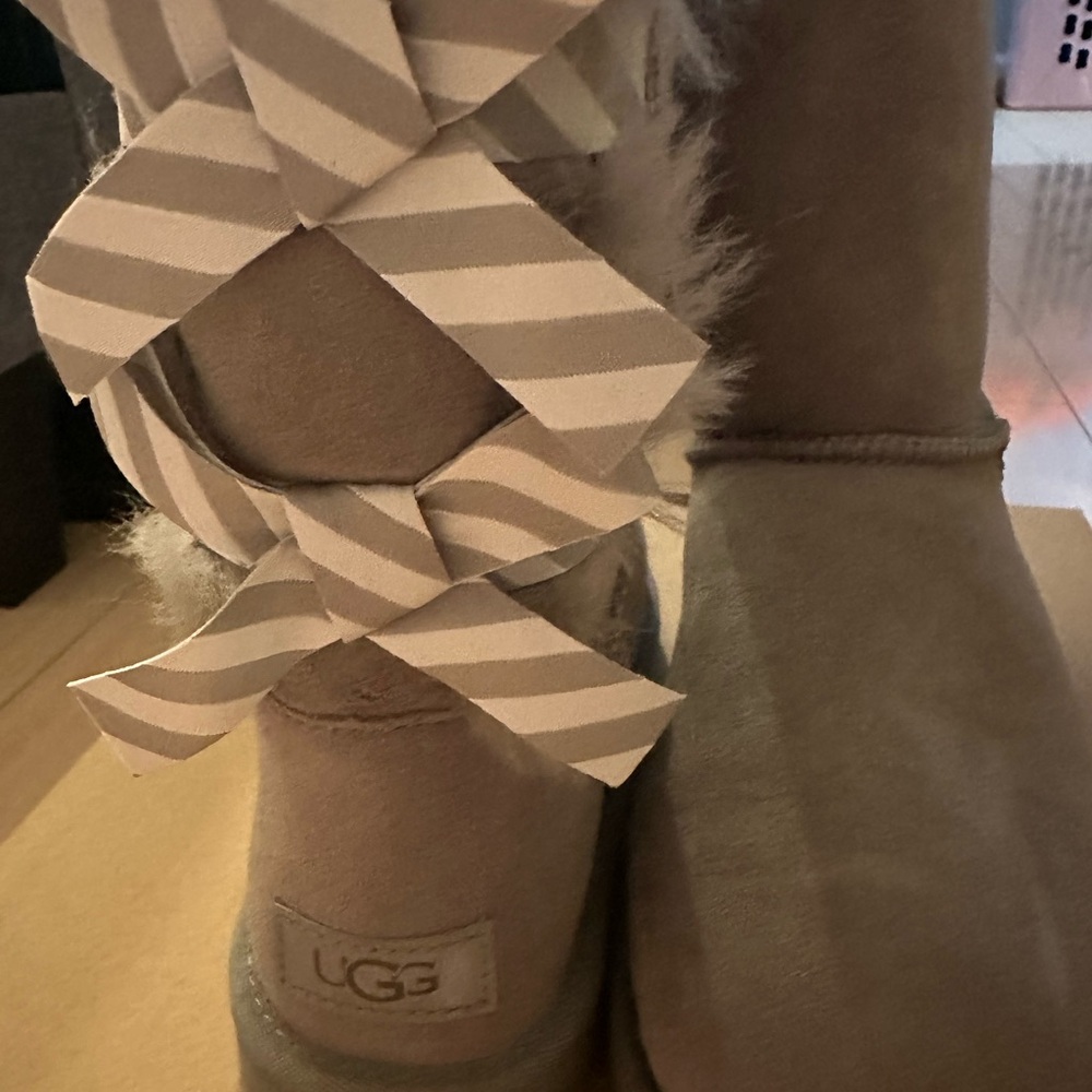 UGG Classic Gray Suede Boots